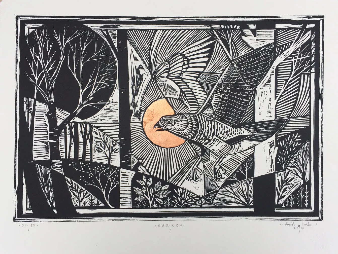 Seeker Print — Love Hawk